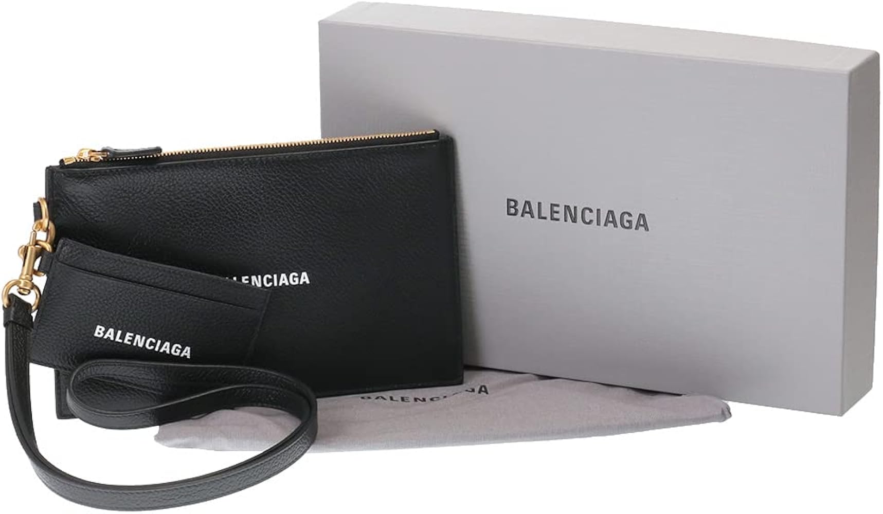 Amazon | [バレンシアガ] ポーチ メンズ CASH POUCH W レザー 659783